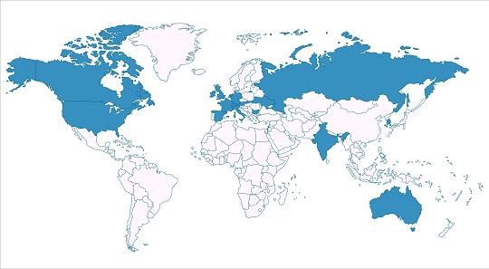 World Map Of Customers